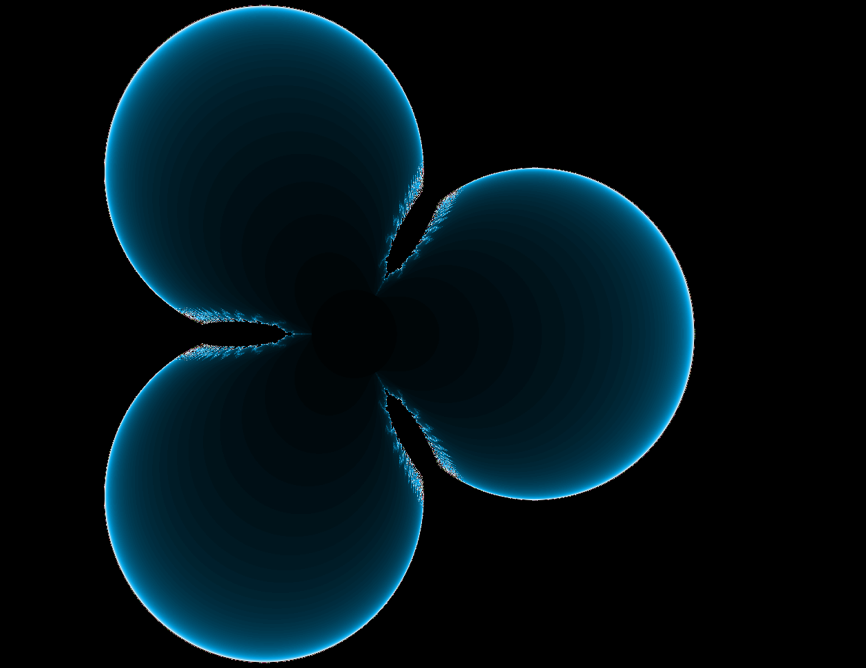 Fractale : 3 cercles
