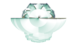 Fractale : Coupe : cassis-lotus