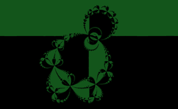 Fractale : Croix bichrome