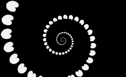 Fractale : Noir et blanc